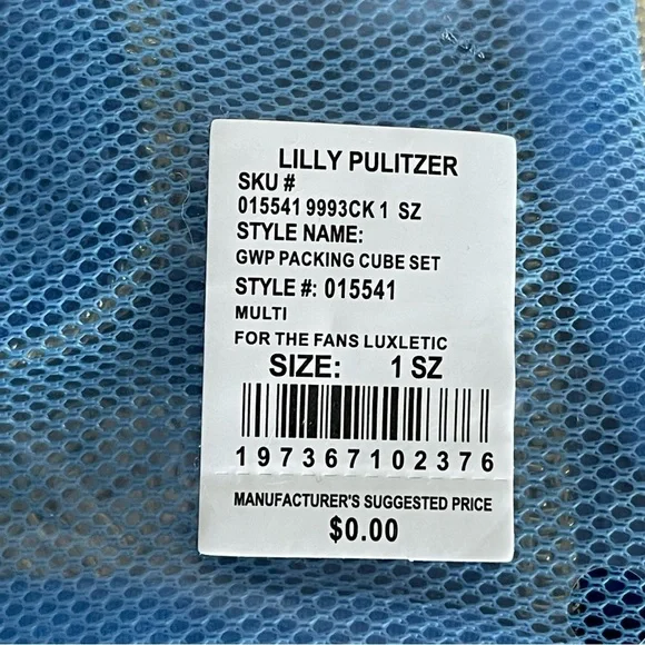 Lilly Pulitzer Packing Cubes Set of 3 - For the Fans - Picture 5 of 8